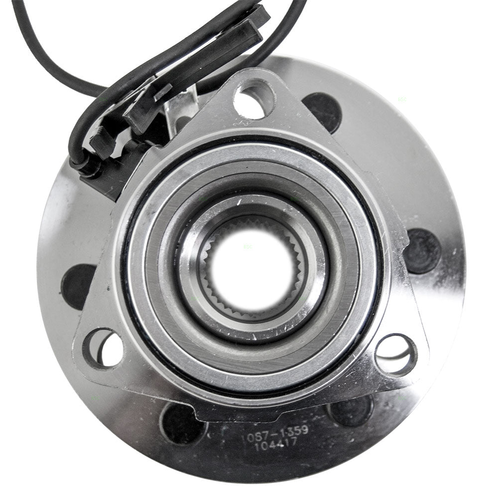 Brock Replacement Front Hub and Wheel Bearing Assembly Compatible with 1500 Pickup Truck Suburban Tahoe Yukon & Denali 4-Wheel Drive