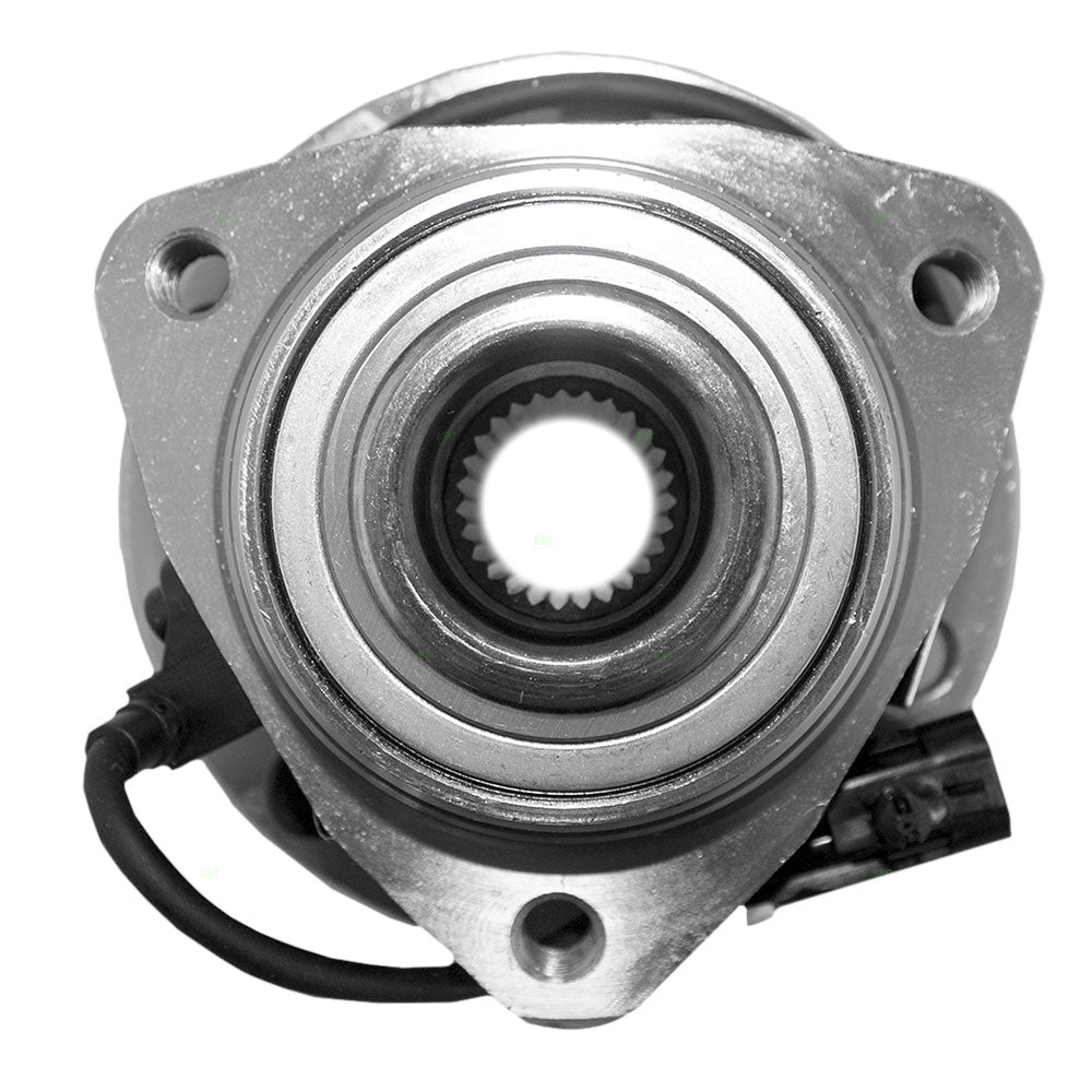 Brock Replacement Front Hub and Wheel Bearing Assembly Compatible with Blazer Jimmy Envoy Bravada Hombre S10 Sonoma 4-Wheel Drive 12413045