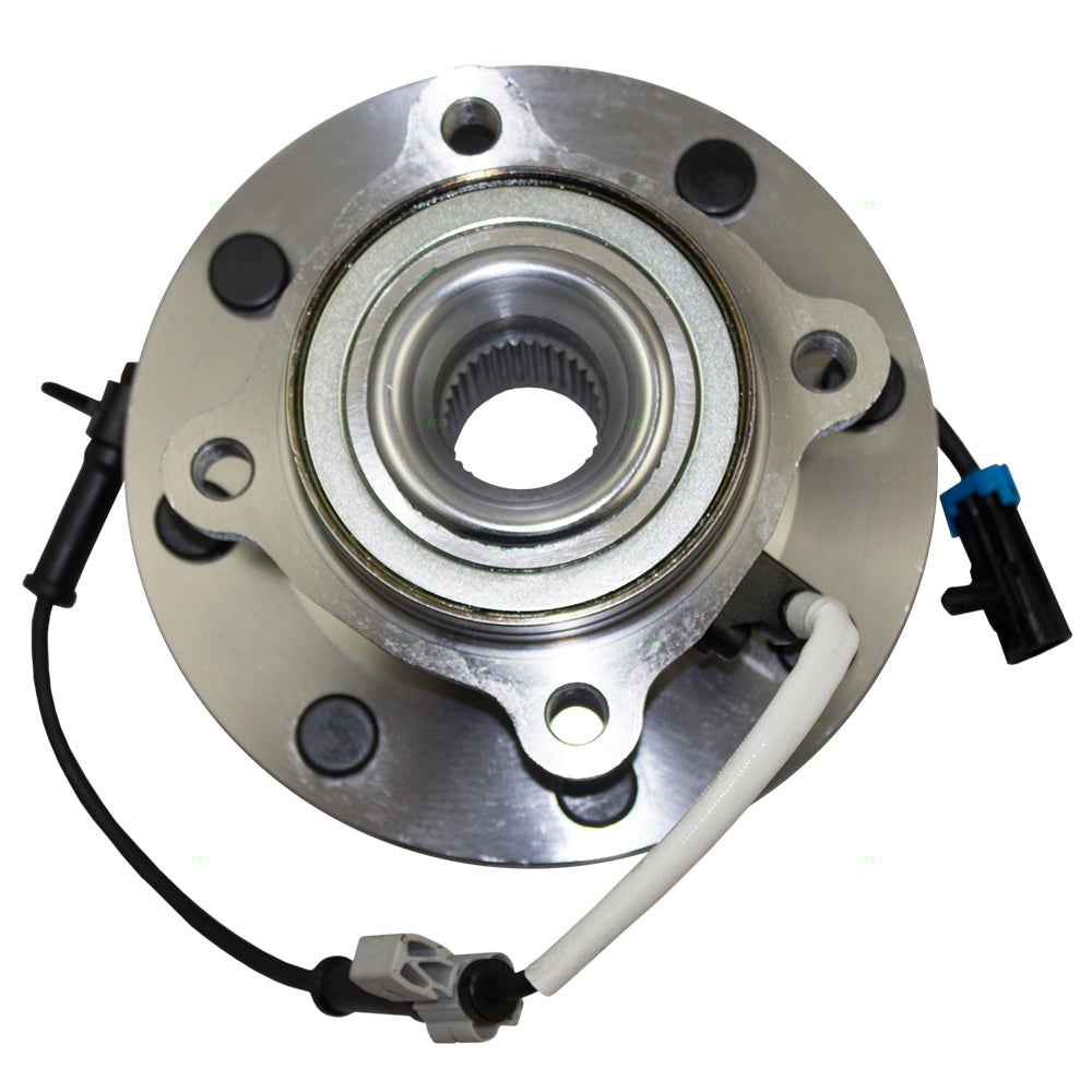 Brock Replacement Front Hub and Wheel Bearing Assembly Compatible with 99-07 Silverado Sierra Pickup Truck 4-Wheel Drive 8 Stud Wheels 15946732