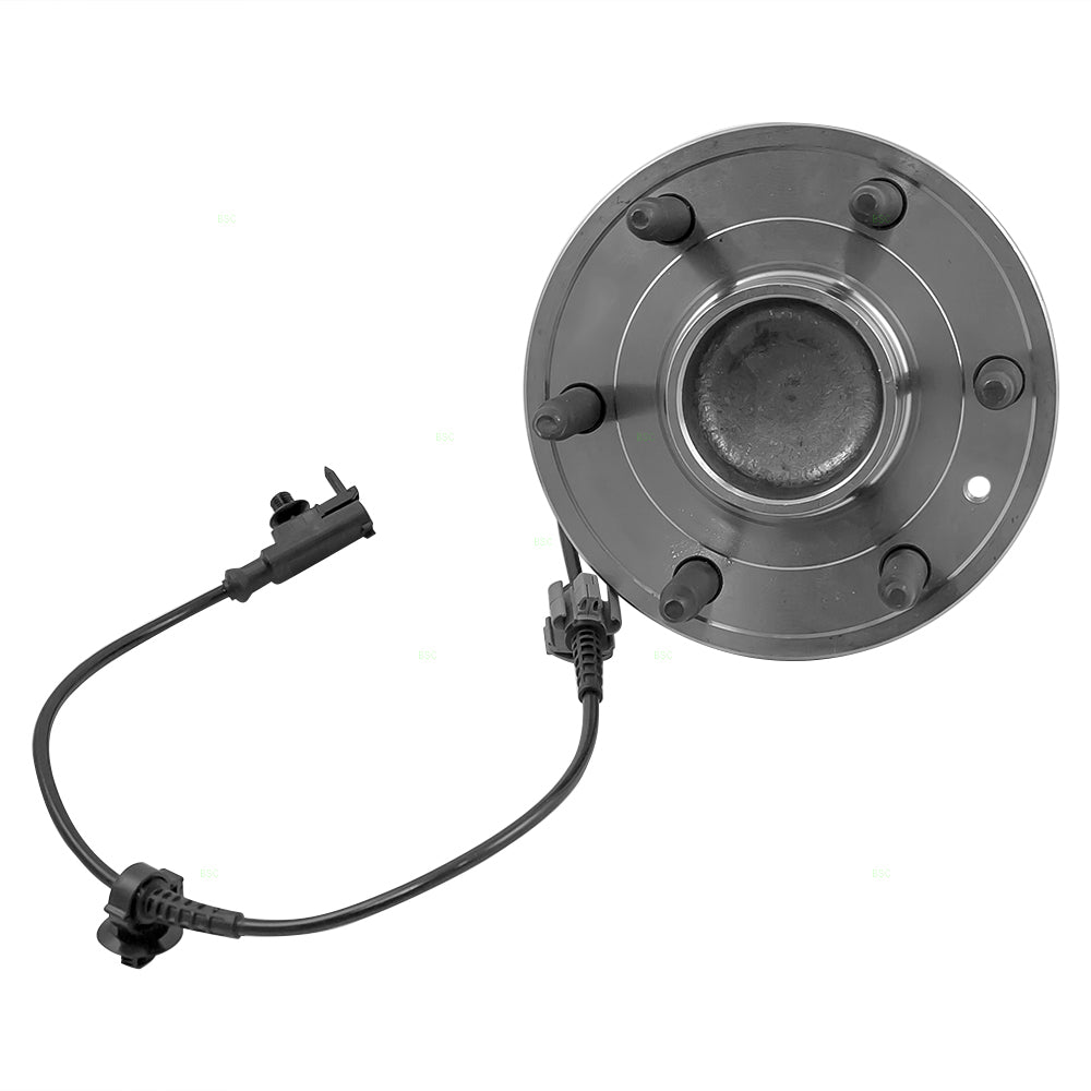 Brock Replacement Front Hub and Wheel Bearing Assembly Compatible with 2007-2014 Silvero Sierra 1500 Pickup Truck w/ Rear-Wheel Drive 22841380