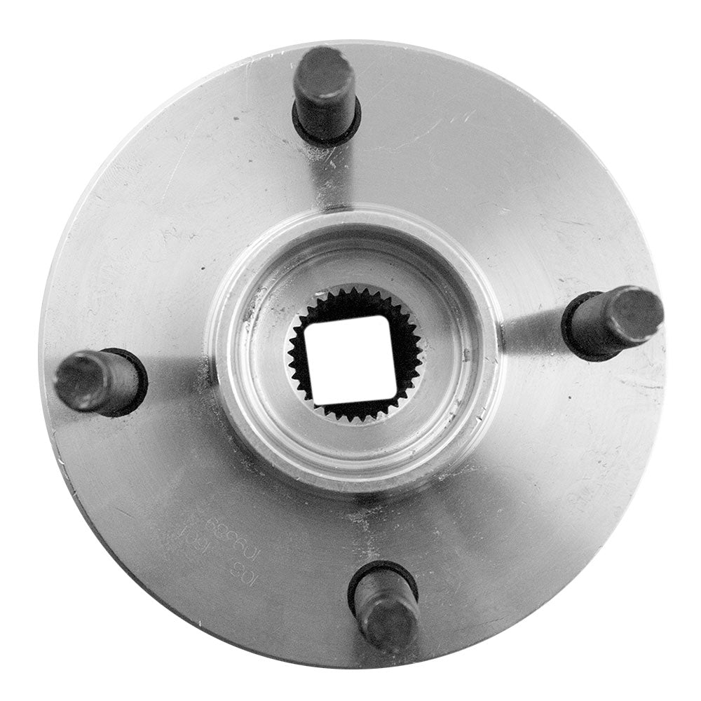 Brock Replacement Front Hub and Wheel Bearing Assembly Compatible with Cobalt G5 Ion 4 Lug Wheel with ABS 22701516