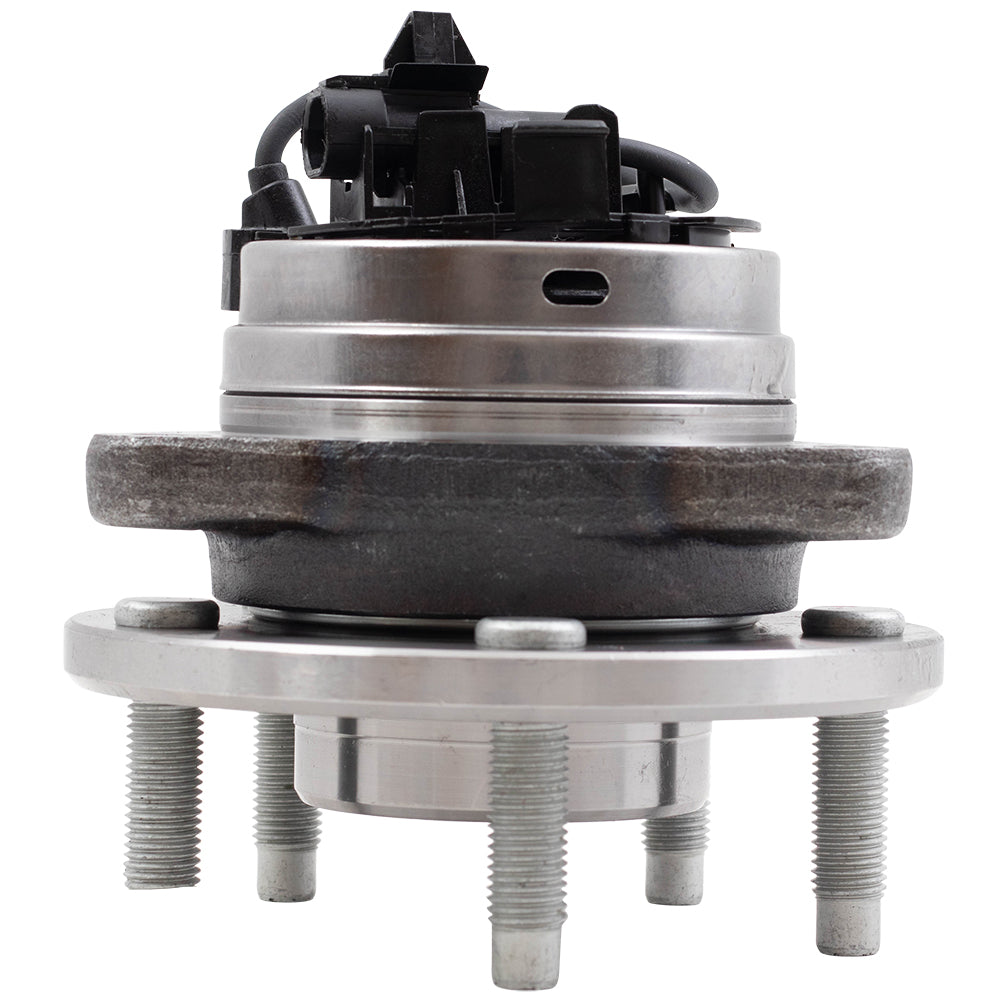 Brock Replacement Set Front Hubs and Wheel Bearings Compatible with 2004-2012 Malibu with ABS