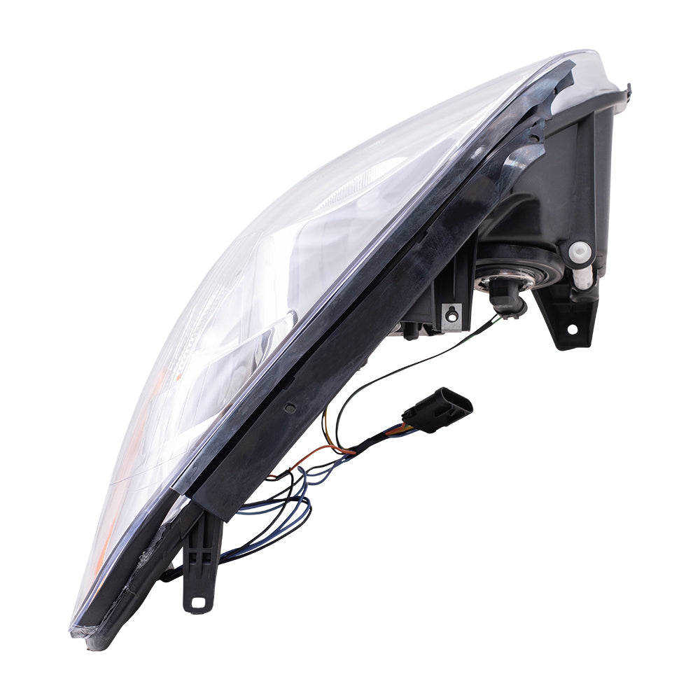 Brock Replacement Driver Halogen Headlight w/ Cornering Lamp Compatible with 2006-2011 Lucerne 25974773