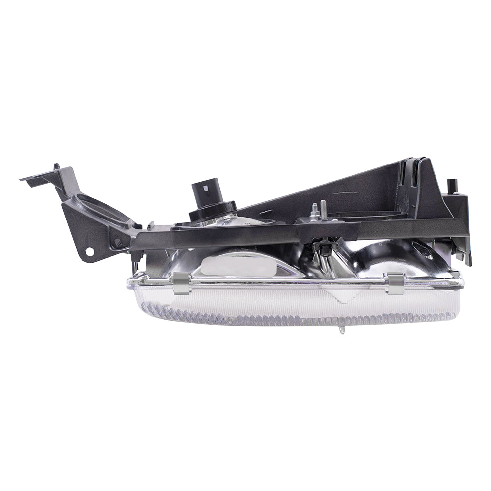 Brock Replacement Driver Headlight Compatible with 1991-1996 Caprice Roadmaster Wagon 16519235