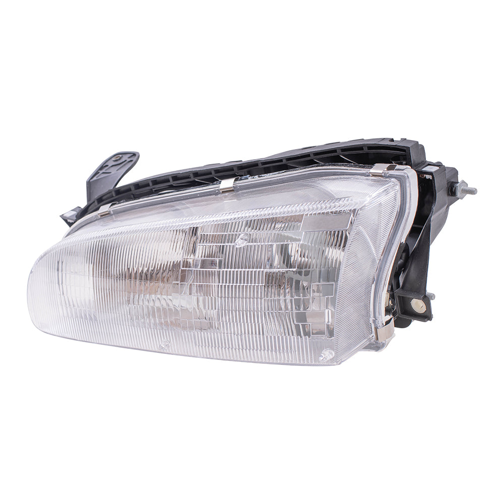 Brock Replacement Driver Headlight Compatible with 1993-1997 Prizm 94852390
