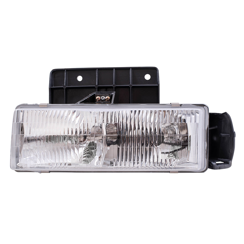 Headlight for 1995-2005 Astro w/ Mounting Panel for 1995-2005 Safari 16518493 Left GM2502180