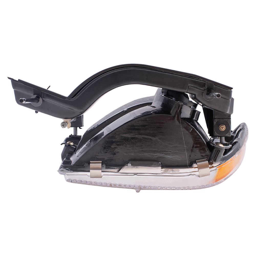 Brock Replacement Driver Side Halogen Combination Headlight Assembly Compatible with 1995-1997 Blazer 16525161