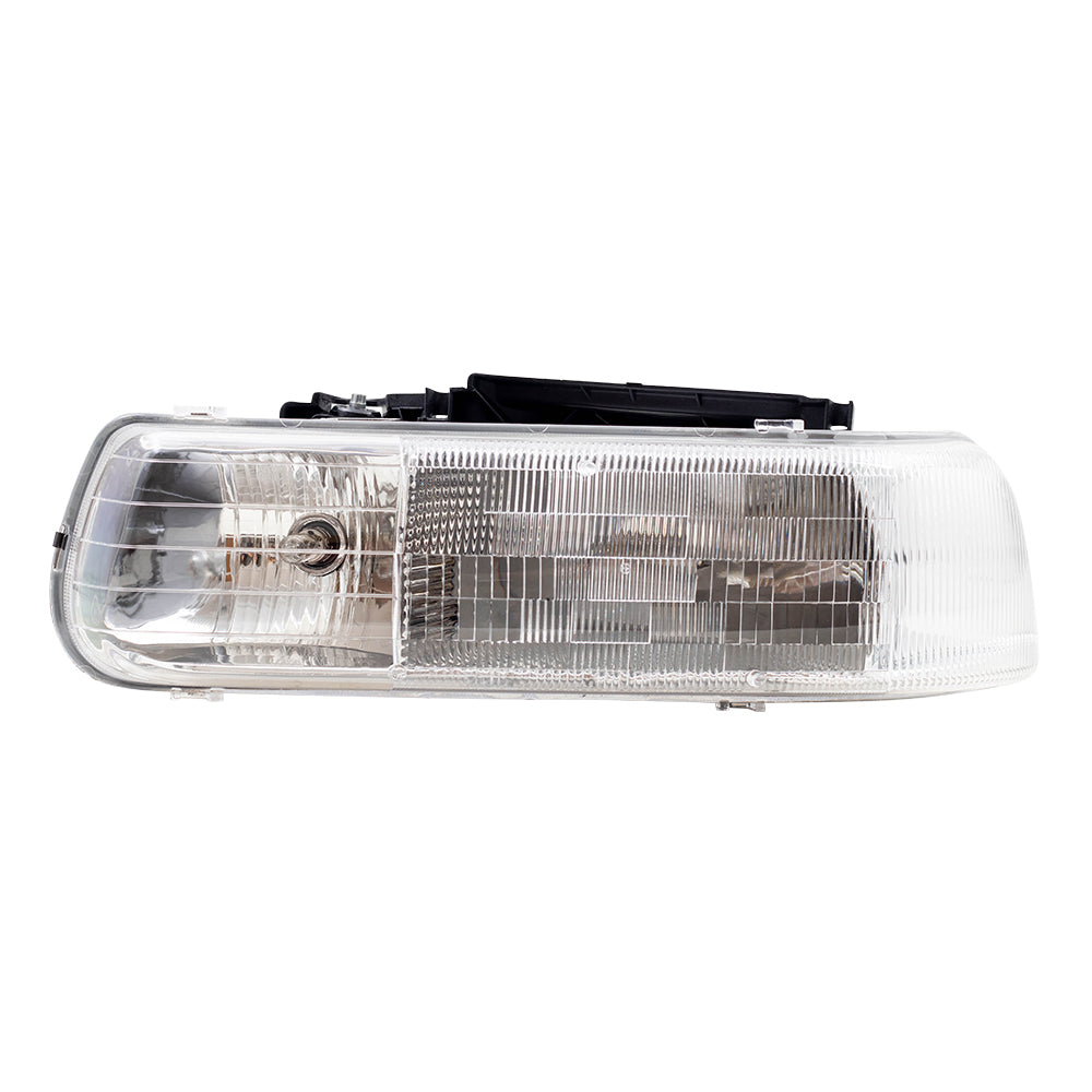 Brock Replacement Driver CAPA-Certified Headlight Compatible with 2000-2006 Tahoe Suburban 1999-2002 Silverado Pickup Truck