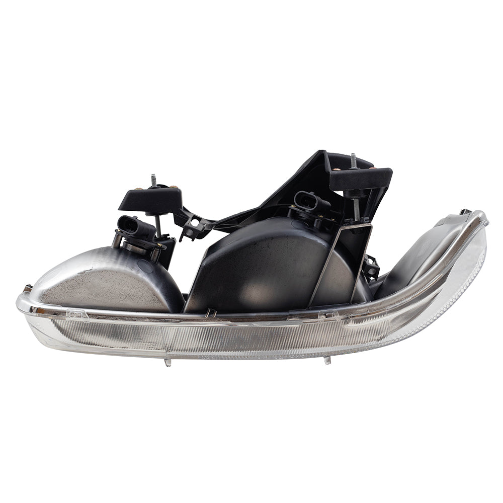 Brock Replacement Passenger Side Halogen Combination Headlight Assembly Compatible with 1999-2002 Silverado/ 2000-2006 Tahoe/ 2000-2006 Suburban