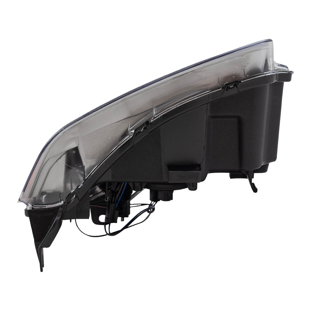 Brock Replacement Driver and Passenger Set Halogen Headlights Compatible with 2007-2014 Yukon Denali & Yukon XL Denali 20969896 20969897