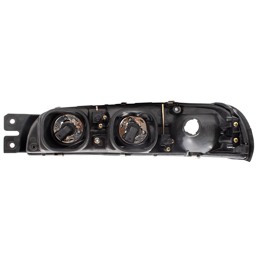Brock Replacement Driver Headlight with Corner Lamp Compatible with 1997 1998 1999 LeSabre 16525997