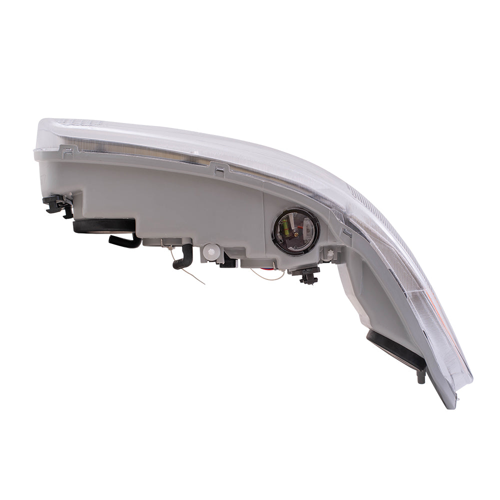 Brock Replacement Passenger Halogen Headlight with Corner Lamp Compatible with 1997-2005 Century 19244638