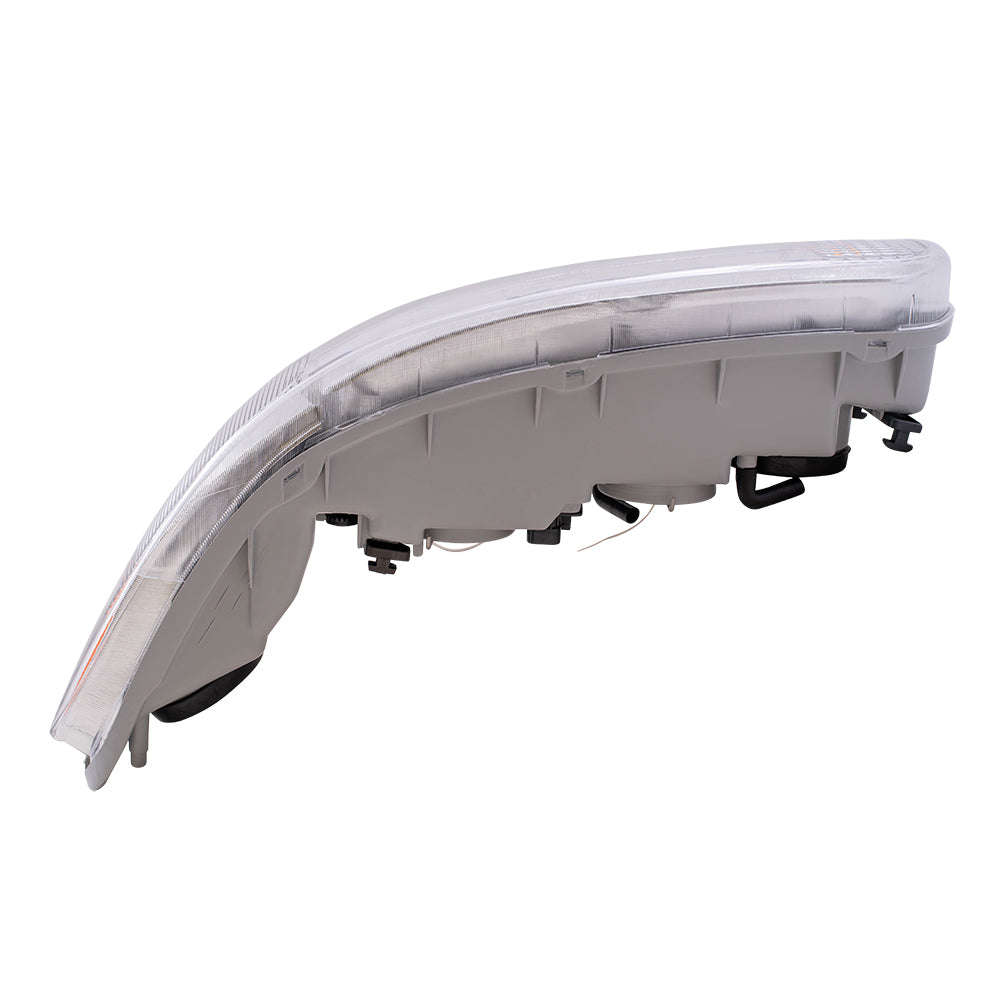 Brock Replacement Passenger Halogen Headlight with Corner Lamp Compatible with 1997-2005 Century 19244638