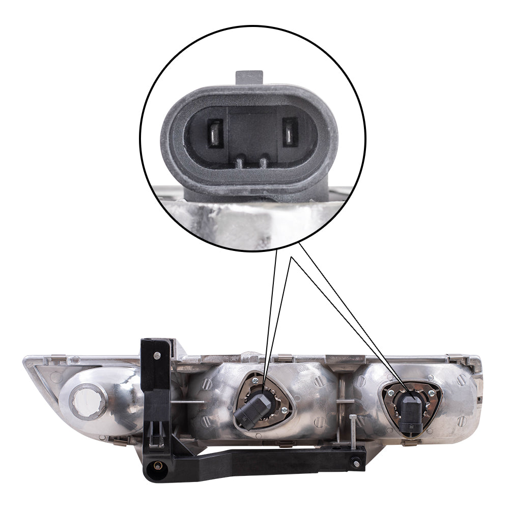 Brock Replacement Driver Headlight Lens Compatible with 1996 1997 1998 1999 S Series Sedan Wagon 21111169