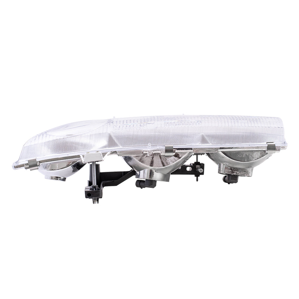 Brock Replacement Driver Headlight Lens Compatible with 1996 1997 1998 1999 S Series Sedan Wagon 21111169
