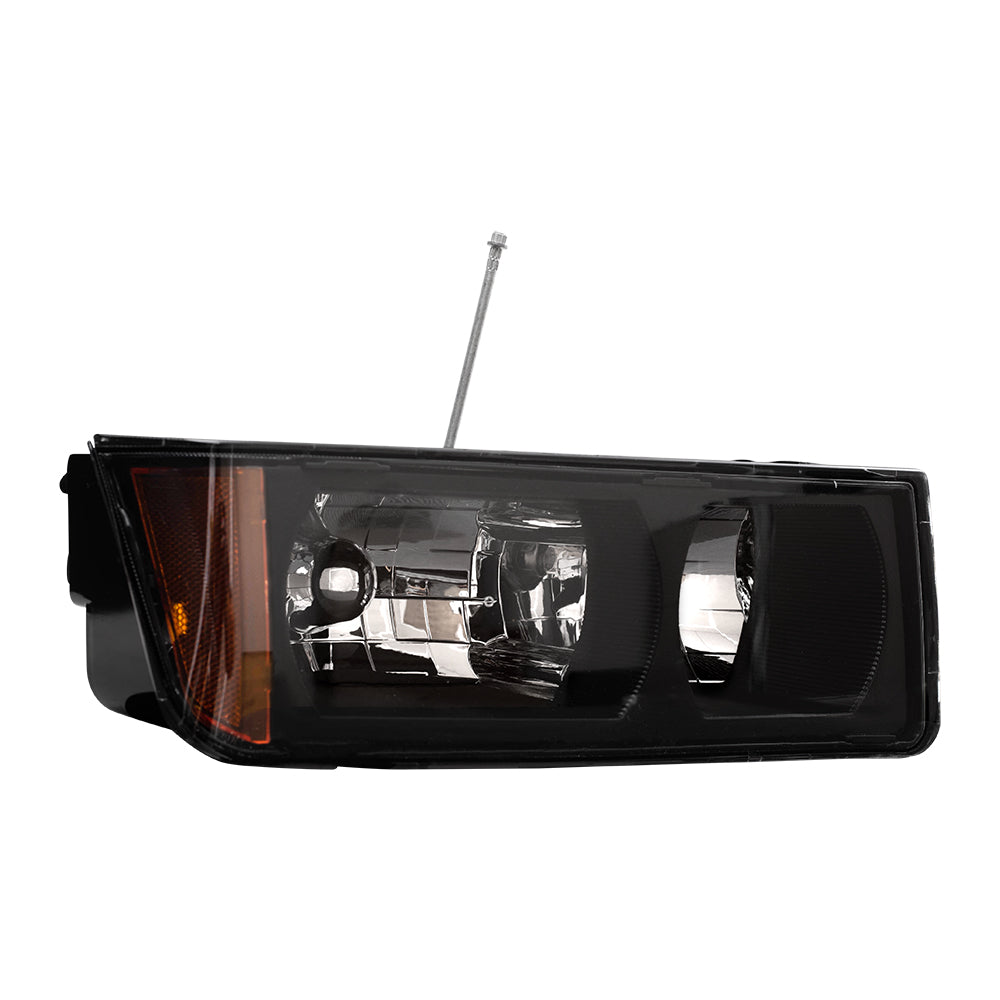 Brock Replacement Passenger Headlight Compatible with 2002-2006 Avalanche Pickup Truck 15136537