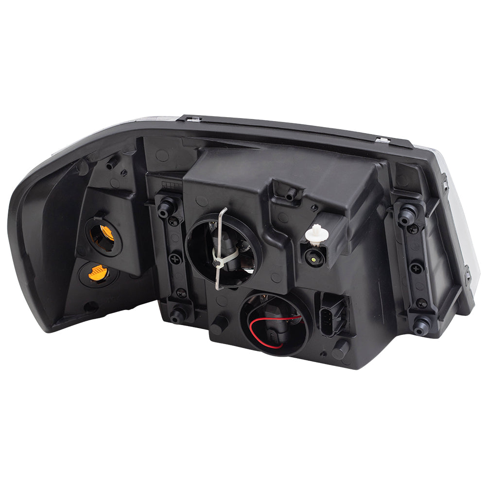Brock Replacement Driver and Passenger Set Headlights Compatible with 2002-2009 Envoy 15866071 15866070