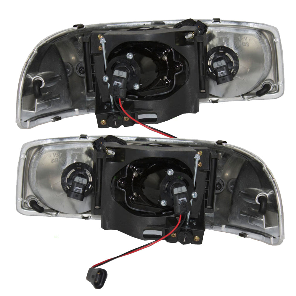 Headlight for 2001-2006 Sierra 1500 2000-2006 Yukon 2001-2006 Yukon XL 1500 2007-2007 Sierra 1500 Classic 15218077 Set