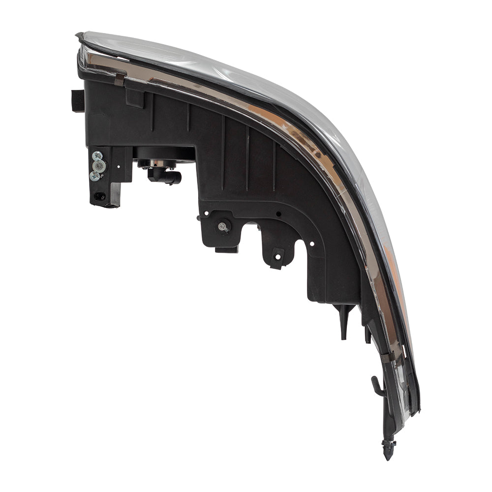 Brock Replacement Passenger Headlight with Smooth High Beam Compatible with 2000 LeSabre 19245368