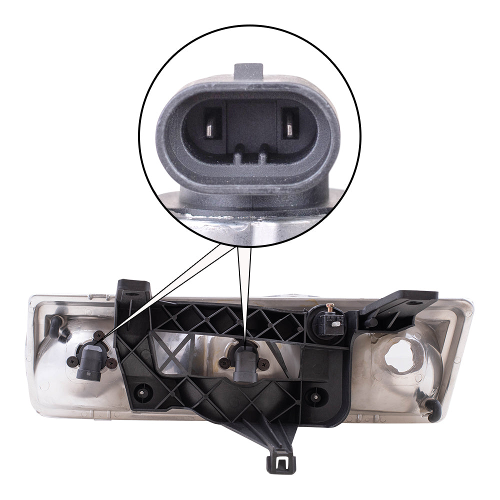 Brock Replacement Passenger Headlight Compatible with 2002 2003 2004 Vue 22702946
