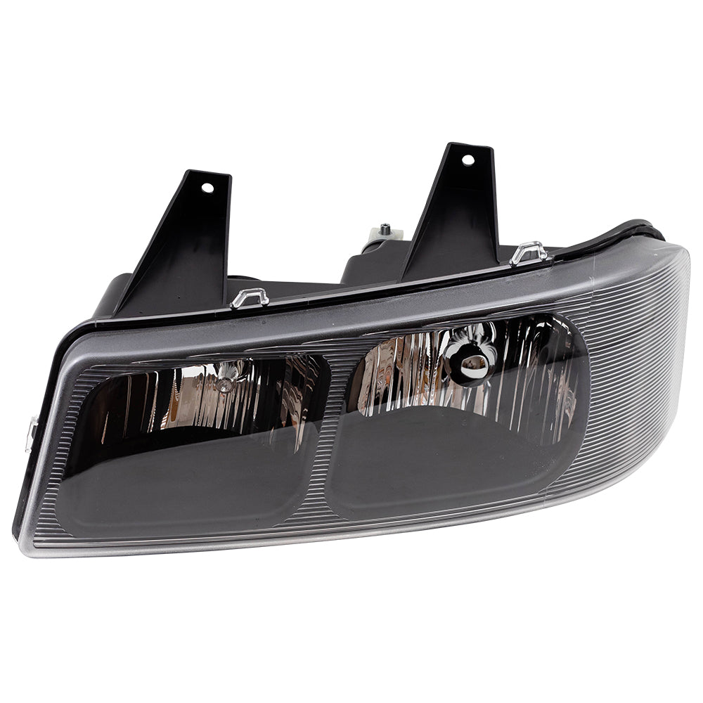 Brock Aftermarket Replacement Driver Left Halogen Composite Headlight Assembly Compatible With 15879433