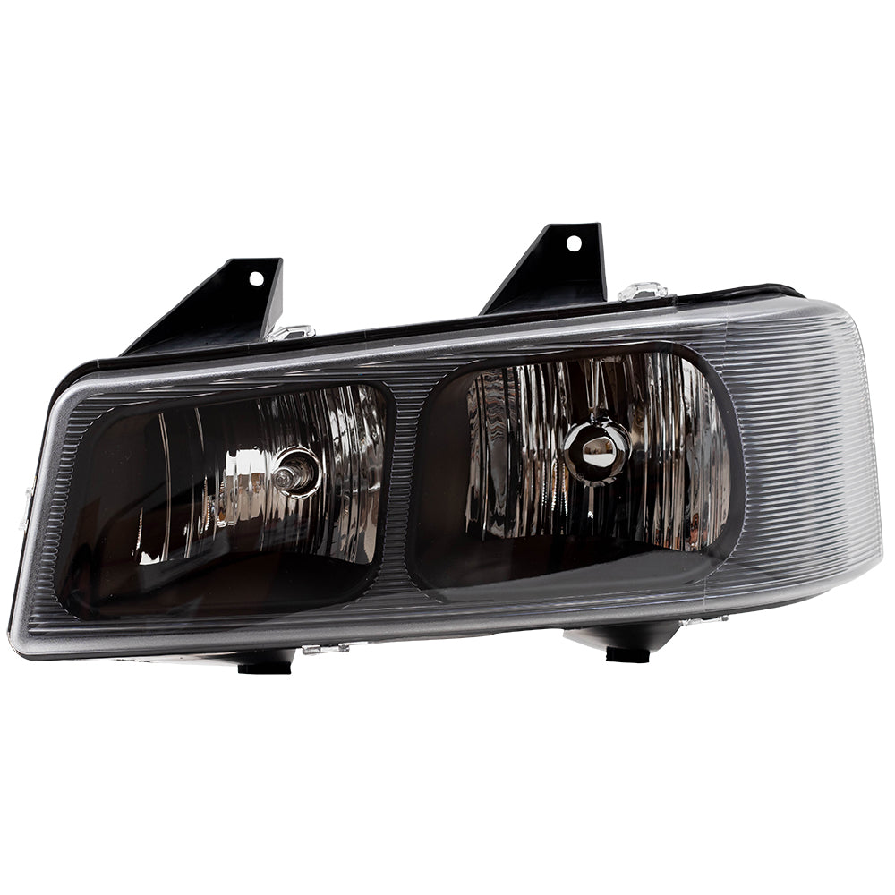 Brock Aftermarket Replacement Driver Left Halogen Composite Headlight Assembly Compatible With 15879433