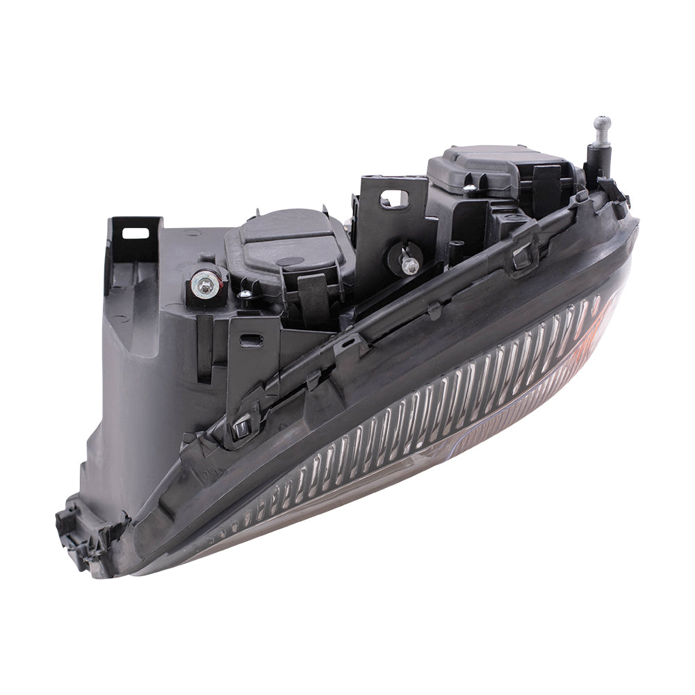 Brock Replacement Driver Headlight Compatible with 2000-2003 DeVille 19245431