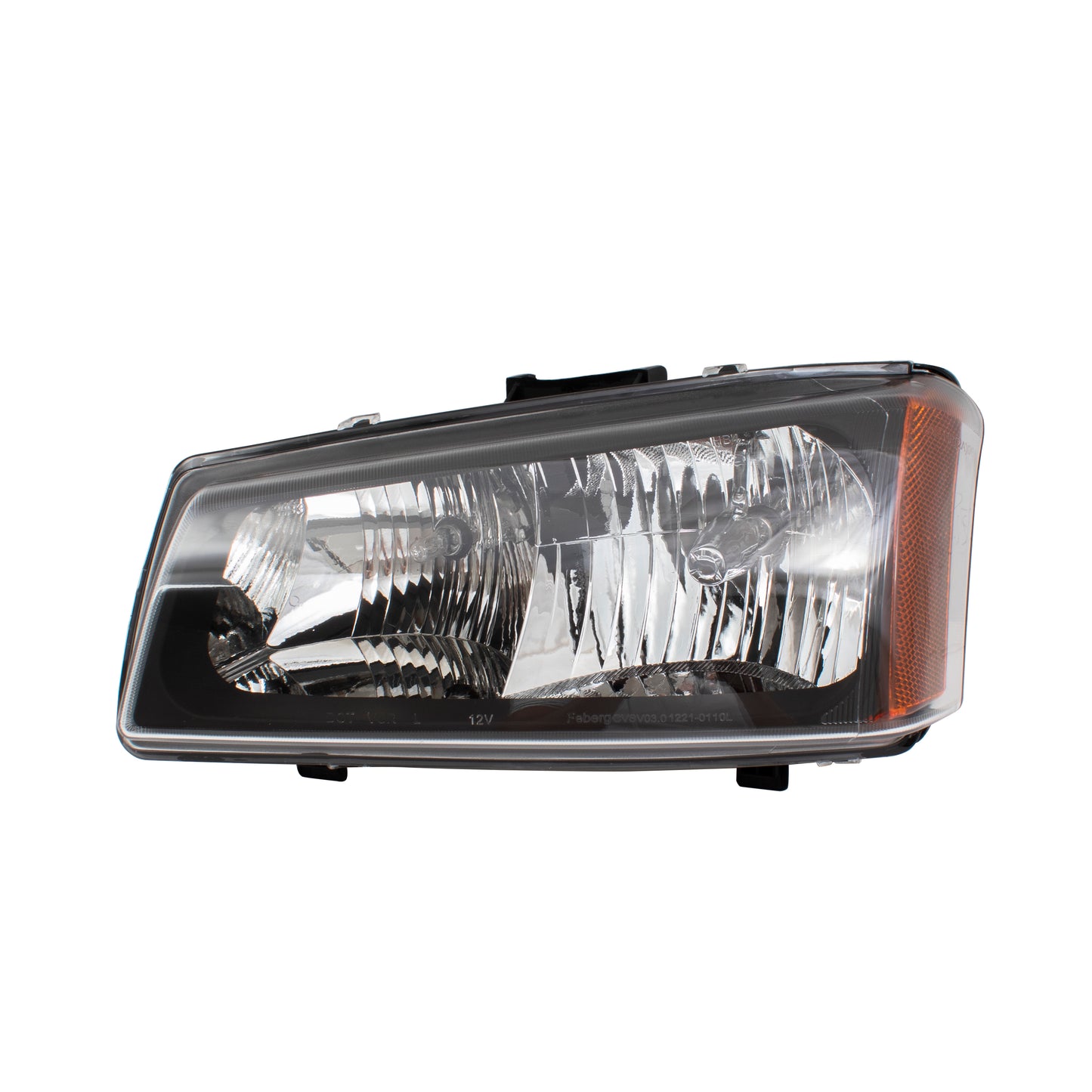 Brock Replacement Pair Halogen Headlights Compatible with 03-06 Avalanche Silverado 07 Classic