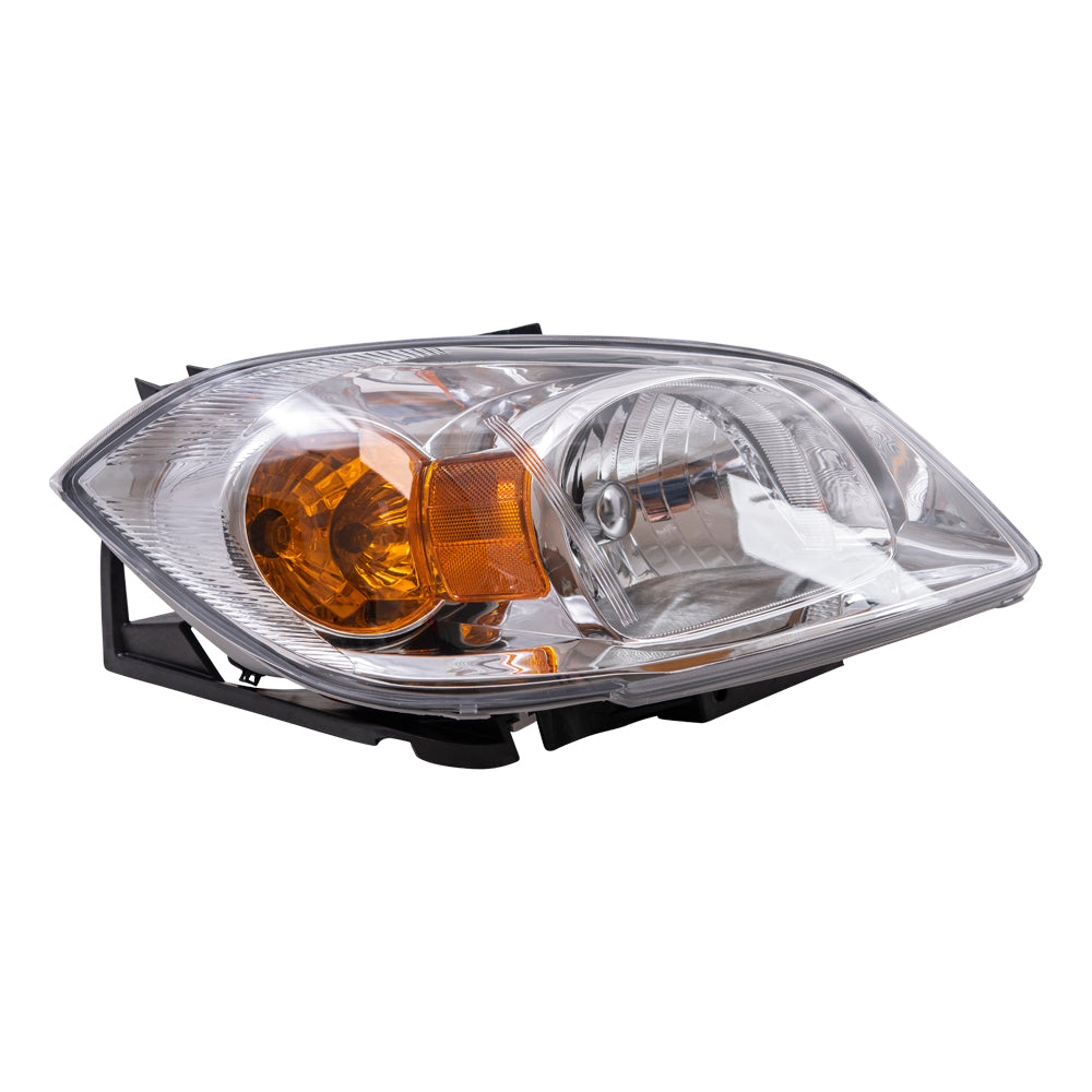 Headlight for 2005-2010 Cobalt w/ Bracket Clear Lens for 2007-2009 G5 16532519 Set GM2502251