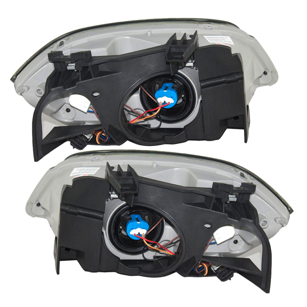 Headlight for 2005-2010 Cobalt w/ Bracket Smoke Lens for 2007-2009 G5 20964008 Set GM2502274