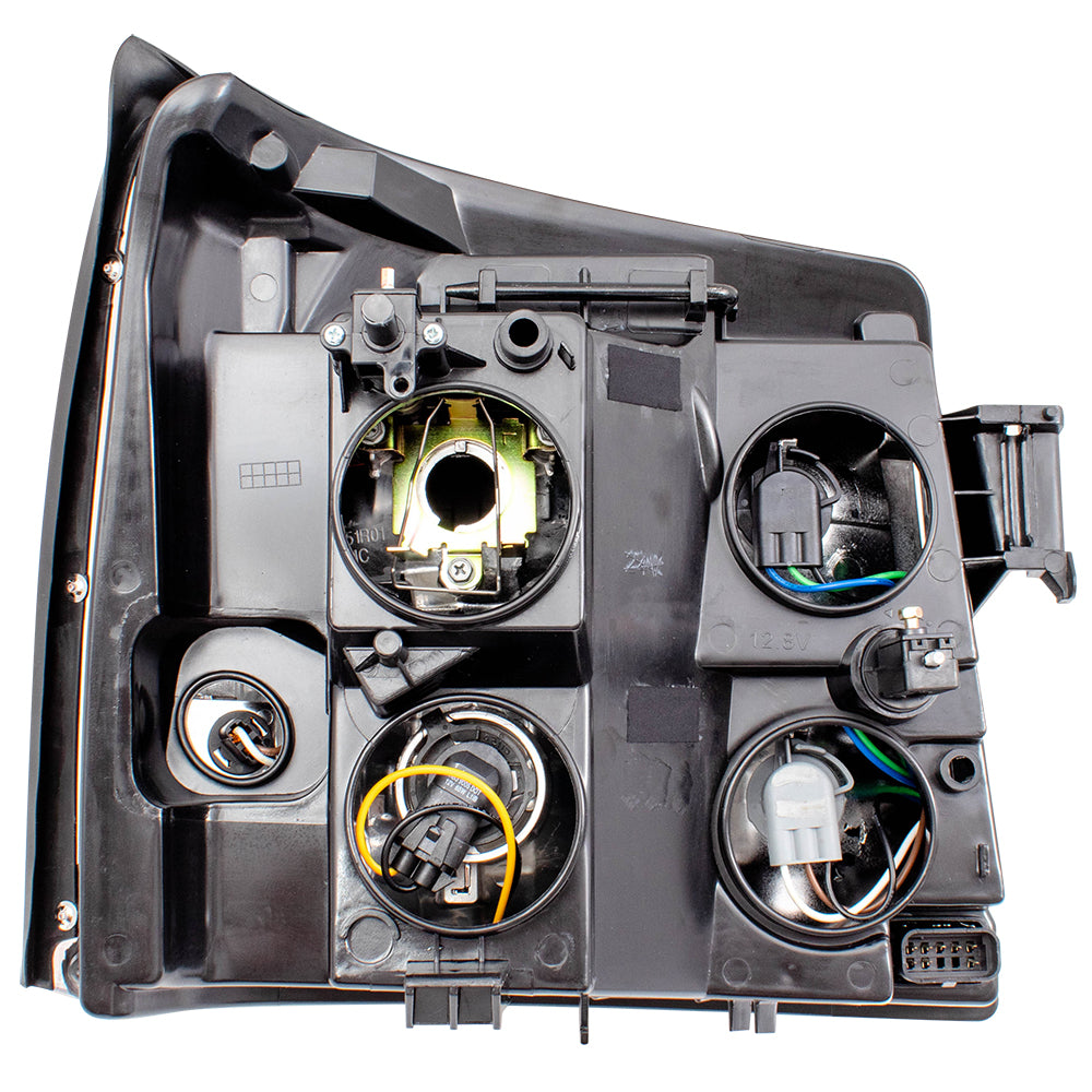 Brock Replacement Driver and Passenger Set HID Headlights Compatible with 2003 2004 2005 2006 Escalade & ESV EXT Pickup Truck