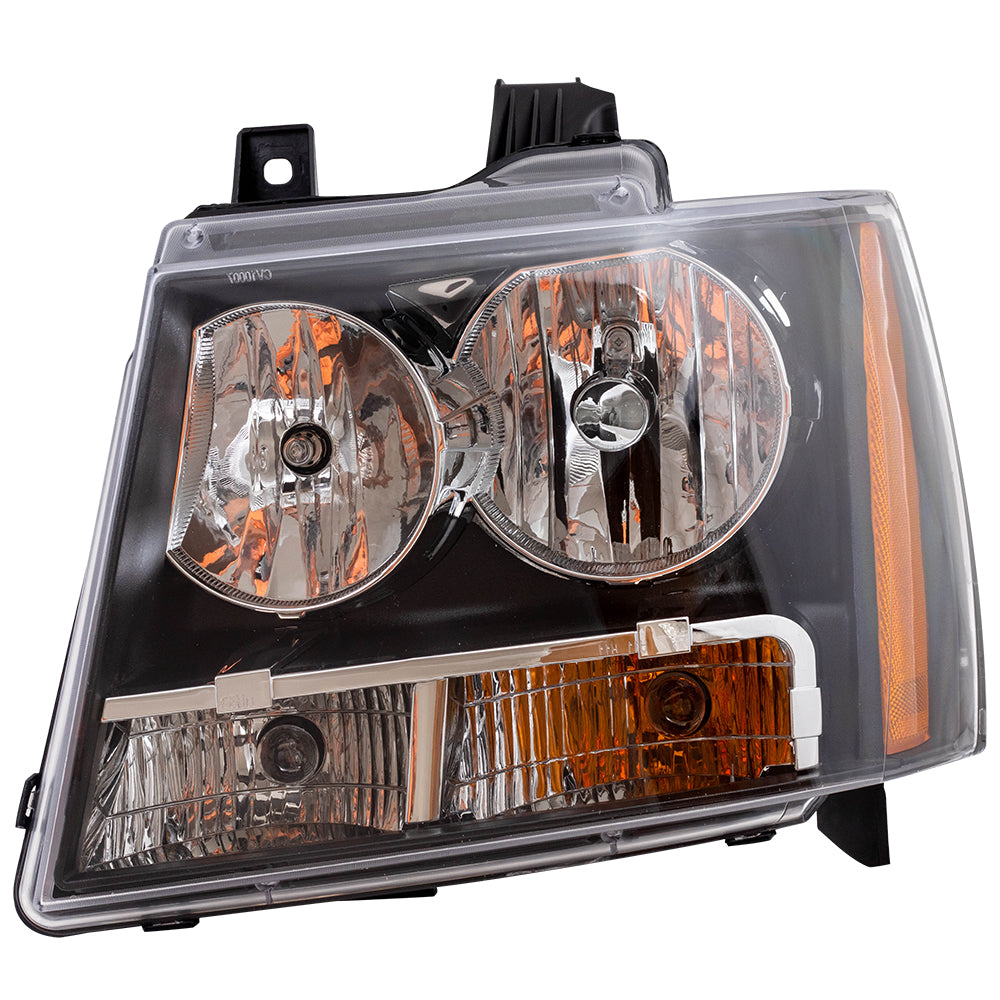 Headlight for 2007-2014 Tahoe for 2007-2014 Suburban 1500 for 2007-2013 Suburban 2500 for 2007-2013 Avalanche 22853025 Left GM2502263