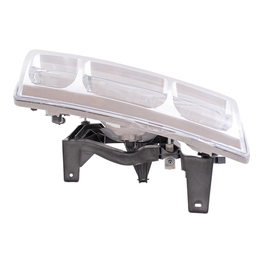 Brock Replacement Driver and Passenger Set Headlights Compatible with 2005 Vue 22730381 22730382