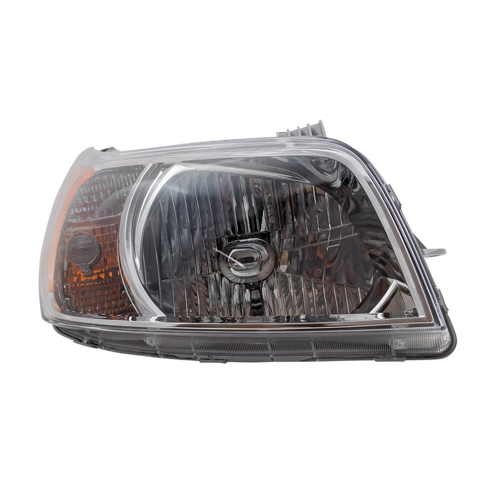 Brock Replacement Pair Halogen Headlights Compatible with 2010 2011 Aveo5