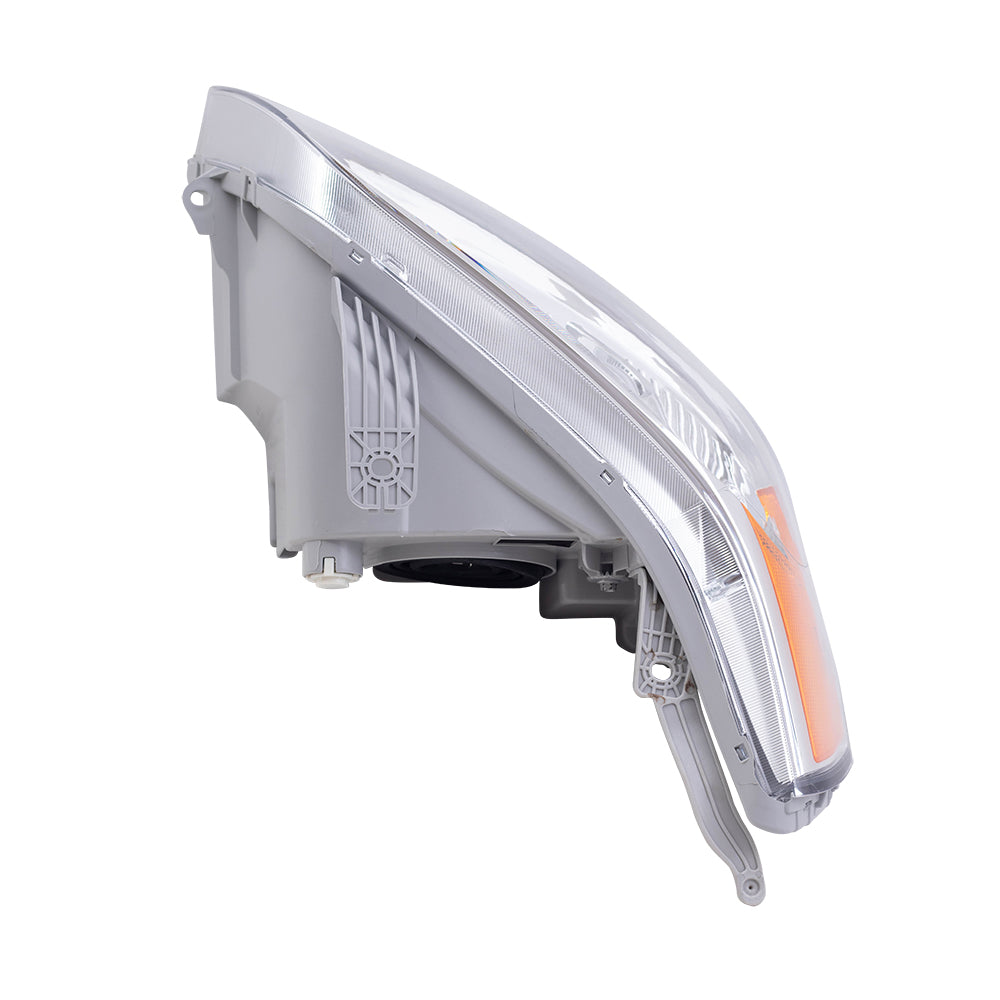 Brock Replacement Pair Halogen Headlights Compatible with 2010 2011 Aveo5