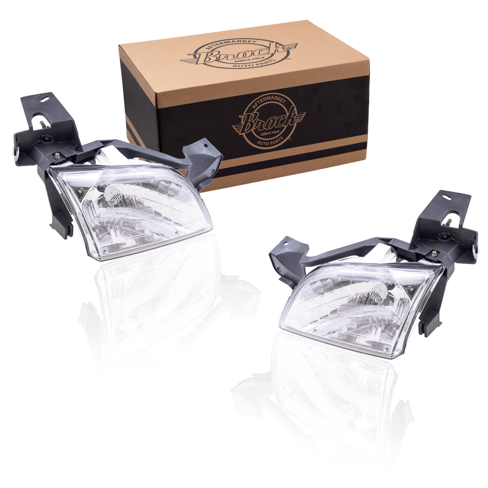 Headlight for 1997-2005 Venture for 1997-2004 Silhouette for 1999-2005 Montana for 1997-1999 Trans Sport 10368388 Set GM2502175