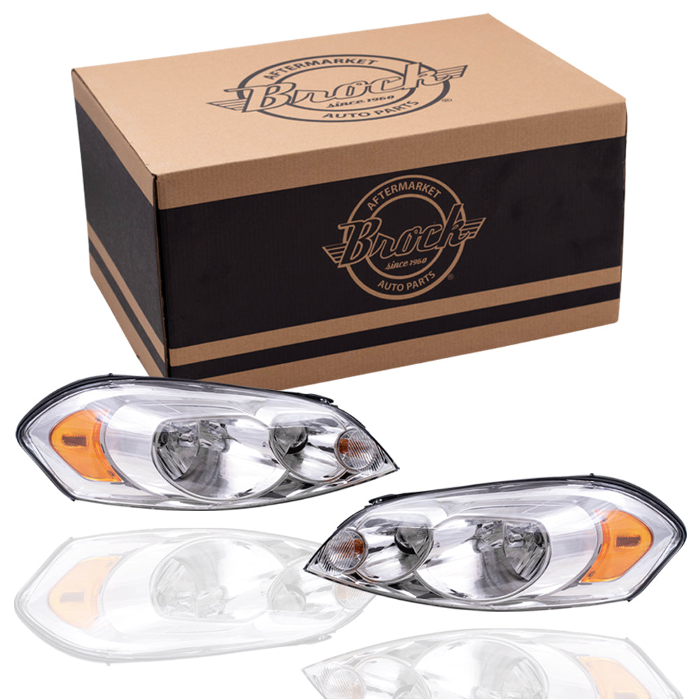 Headlight for 2006-2013 Impala for 2006-2007 Monte Carlo for 2014-2016 Impala Limited 25958359 Set GM2502261