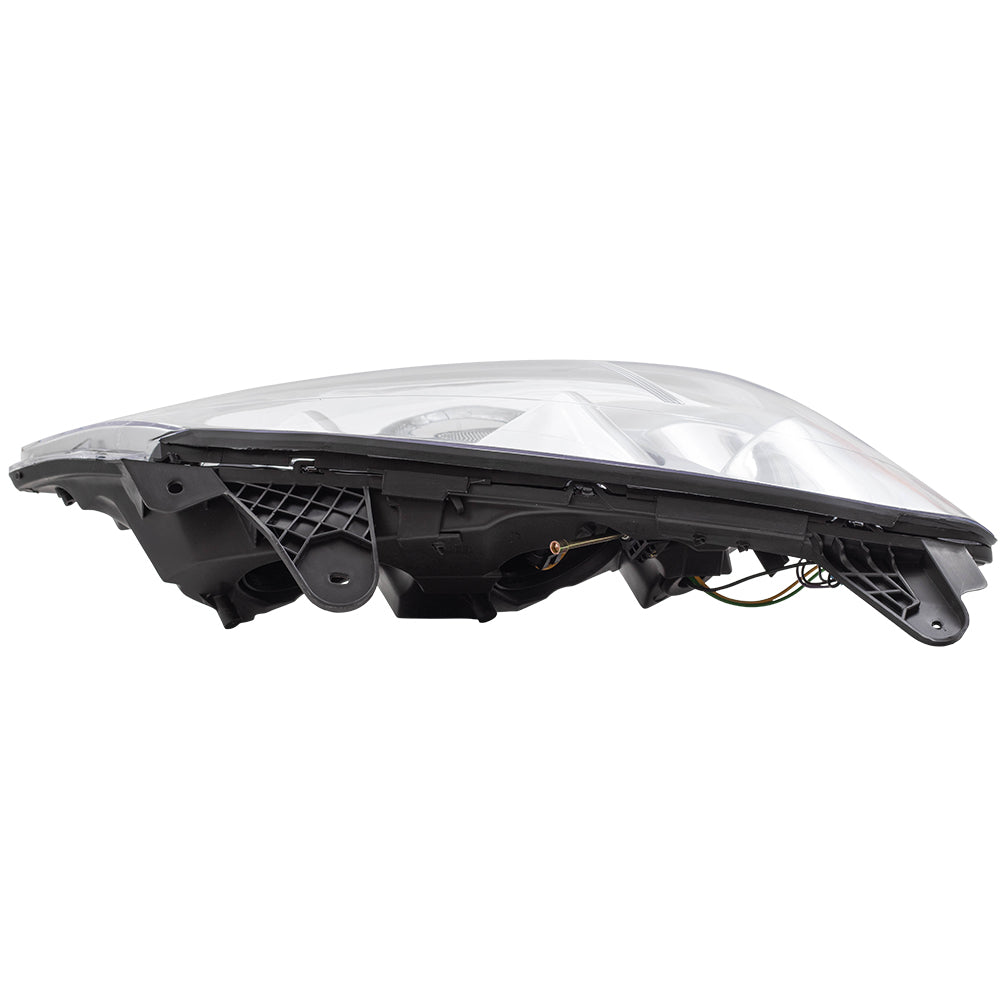 Brock Replacement Driver and Passenger Set Headlights with Amber Signal Compatible with 2005-2010 G6