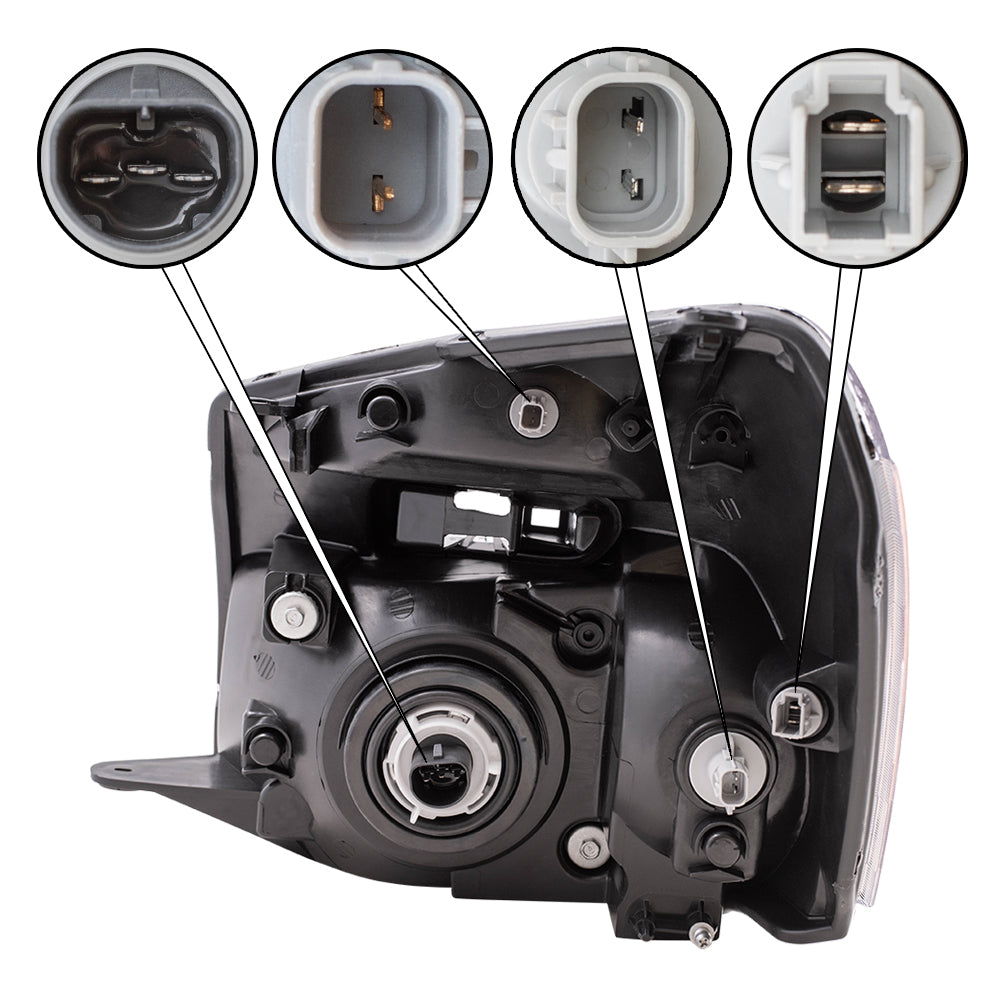 Headlight for 2005-2009 Equinox 15888059 Right GM2503254