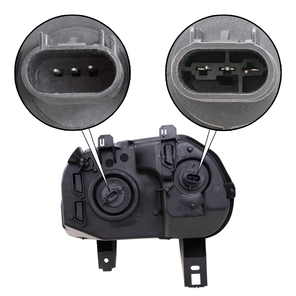 Headlight for 2006-2011 HHR w/ Clear Lens 15827442 Right GM2503262