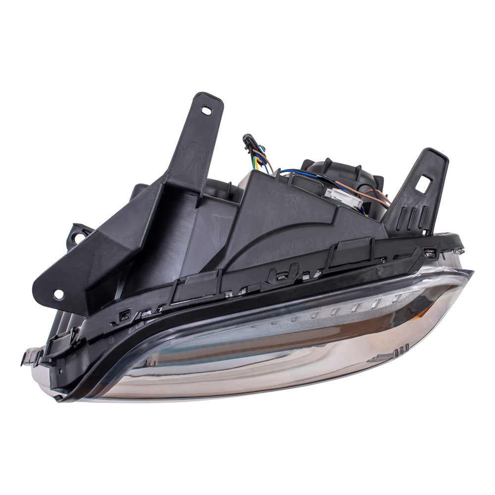 Brock Replacement Driver Side CAPA-Certified Halogen Headlight Compatible with 2010-2015 Terrain