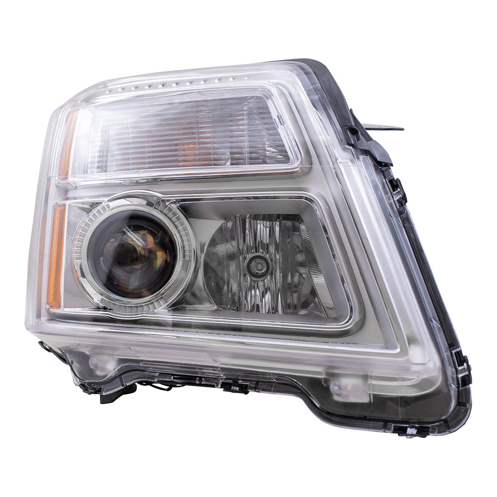 Brock Replacement Passenger Halogen Headlight Compatible with 2010-2015 Terrain 23319180