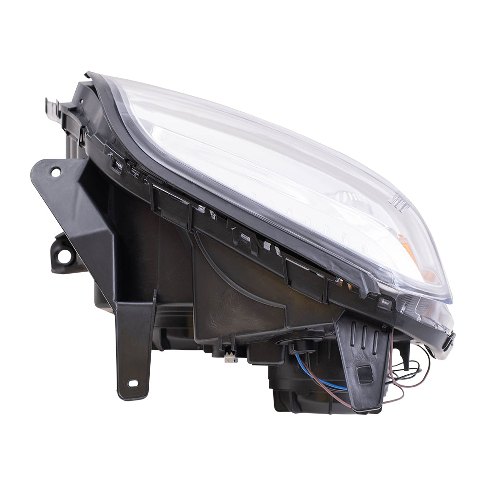 Brock Replacement Passenger Halogen Headlight Compatible with 2010-2015 Terrain 23319180