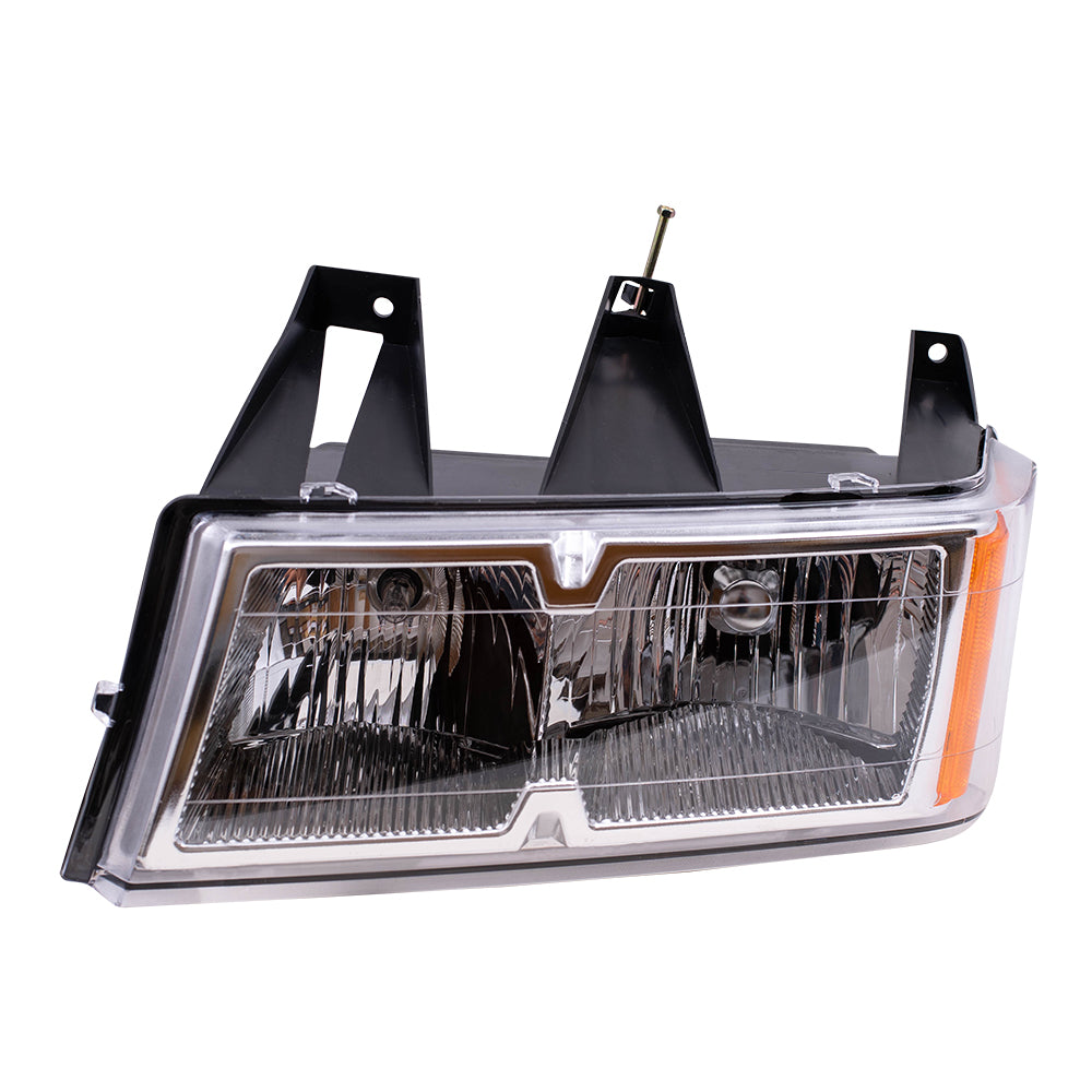 Brock Replacement Driver Headlight Compatible with 2004-2012 Colorado Canyon Pickup Truck 8207665690