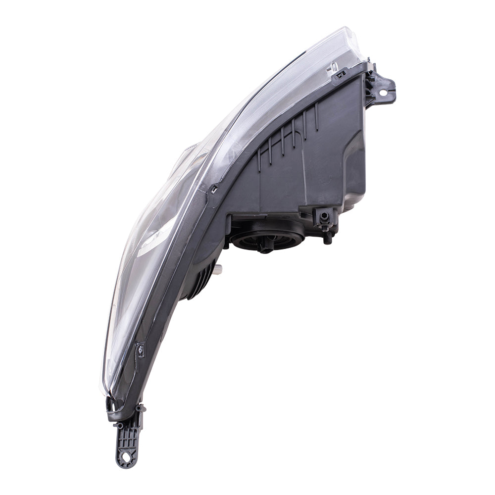Brock Replacement Driver and Passenger Side Headlight Assemblies with Clear Signal Trim Compatible with 2012-2015 Cruze & 2016 Cruze Limited