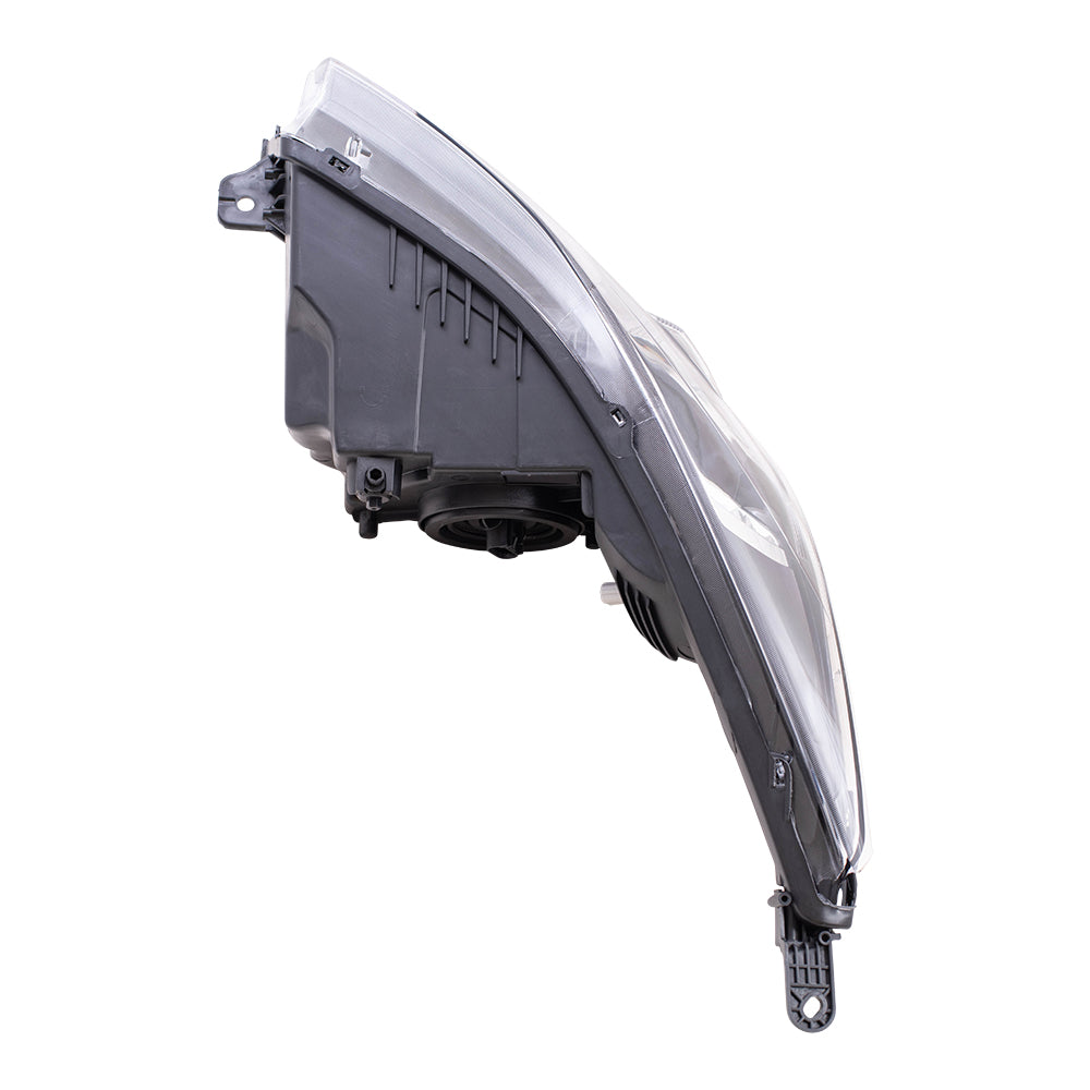 Brock Replacement Passenger Side Headlight Assembly with Clear Signal Trim Compatible with 2012-2015 Cruze & 2016 Cruze Limited