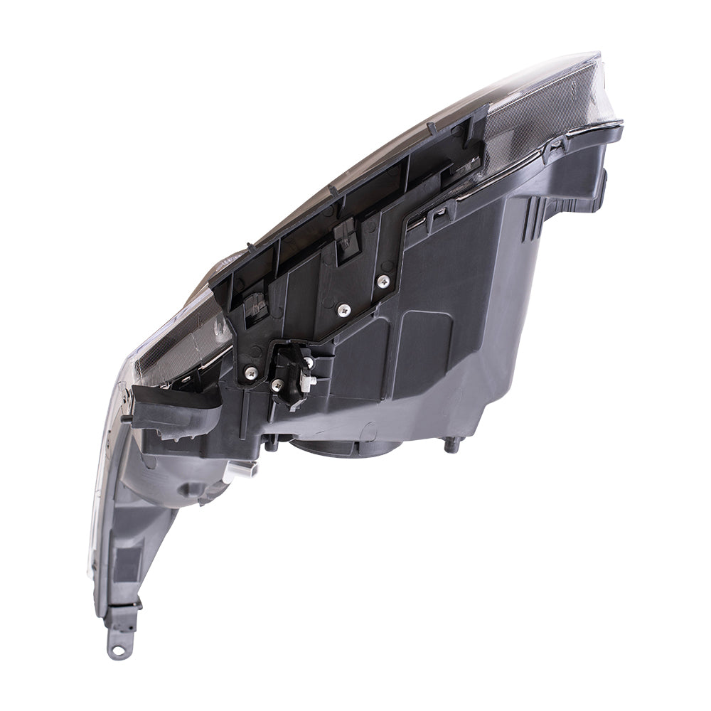 Brock Replacement Passenger Side Headlight Assembly with Clear Signal Trim Compatible with 2012-2015 Cruze & 2016 Cruze Limited