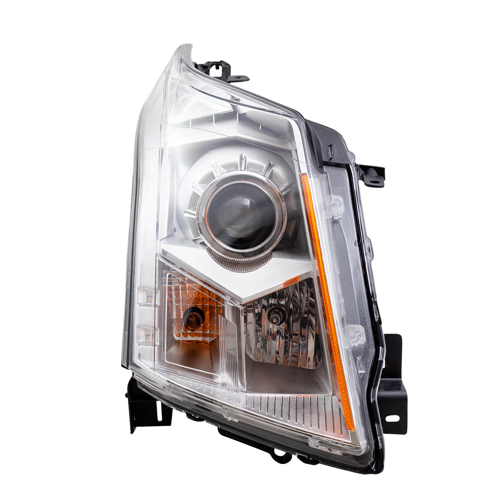 Brock Replacement Passenger Halogen Headlight Compatible with 2010-2013 SRX 22853873 2503345