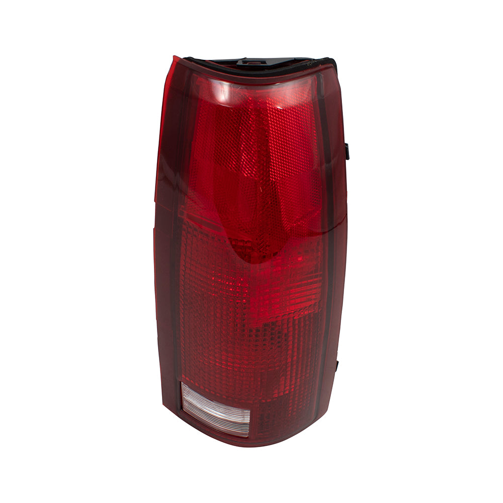 Brock Replacement Passenger Tail Light with Bulb Sockets & Connector Plate Compatible with 5977868