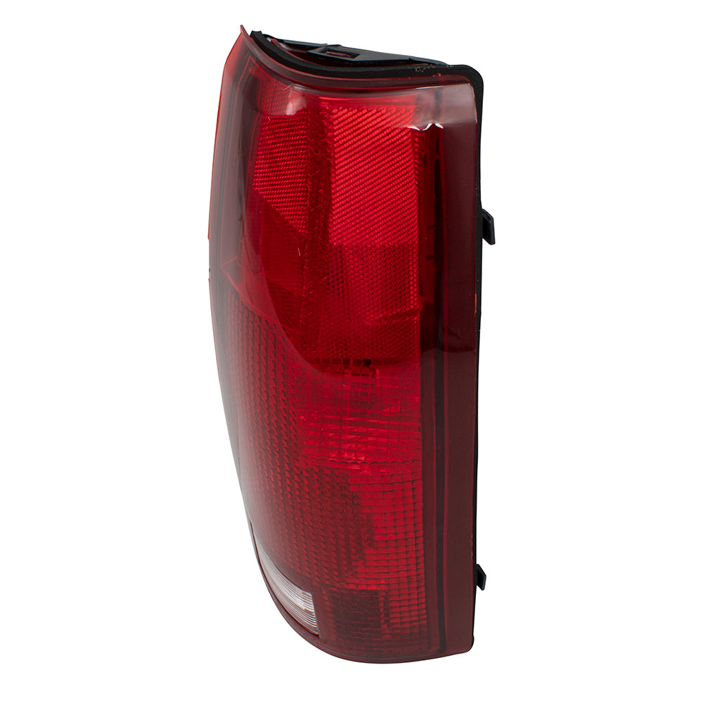 Brock Replacement Passenger Tail Light with Bulb Sockets & Connector Plate Compatible with 5977868
